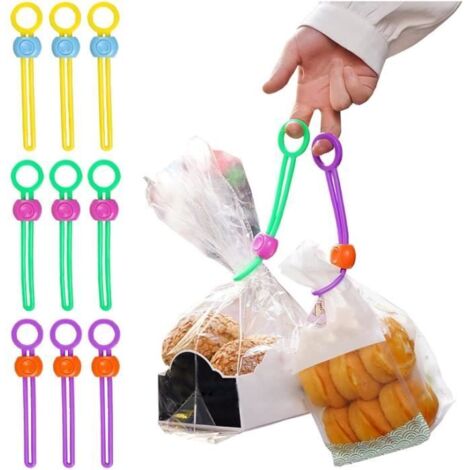 Pince de fermeture alimentaire - Non spécifié - 9PCS - Réutilisables - Hermétiques - Multicolores