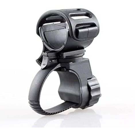 pince de fixation pour lampe de poche de vélo, rotation à 360 degrés, support universel pour lampe de vélo LED