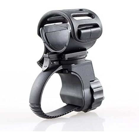 pince de fixation pour lampe de poche de vélo, rotation à 360 degrés, support universel pour lampe de vélo LED