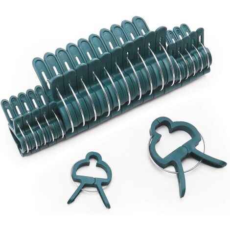 Pince de fixation pour plantes, 20 pièces/paquet