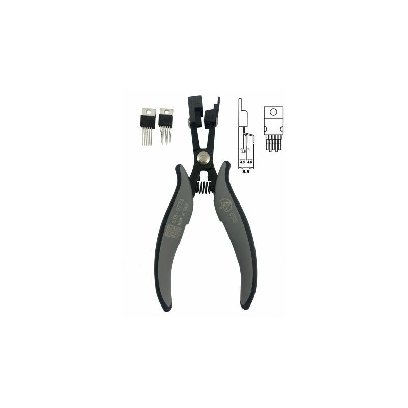 Pince de formage Rs Pro l. (hors tout) 158 mm, 1 pièce(s) ( Prix pour 1 )