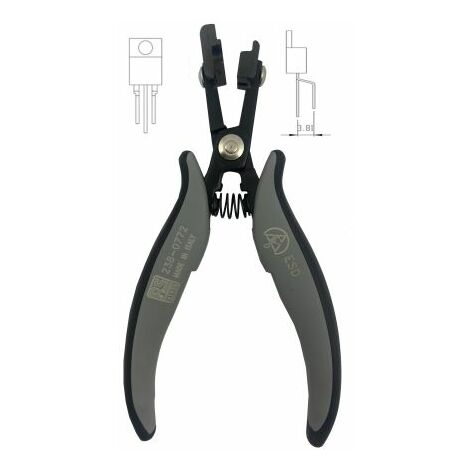 Pince de formage RS PRO, L. (hors tout) 158 mm, 1 pièce(s) ( Prix pour 1 )