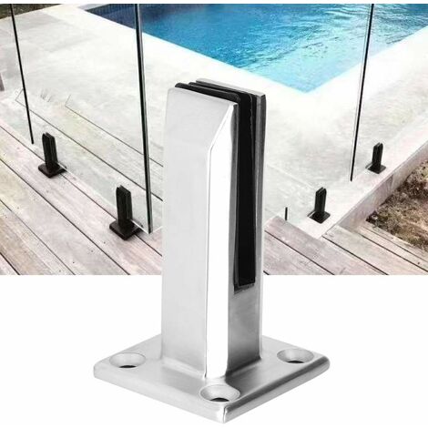 Pince de garde-corps, pince de verre de pince de balustrade pour jardin en verre de piscine en verre