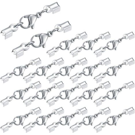Pince de Homard Fermoir Fermoirs de Griffe avec Embout de Cordon Fermoir Attach pour Bracelets Coll Mobilier d'intérieur  Meuble
