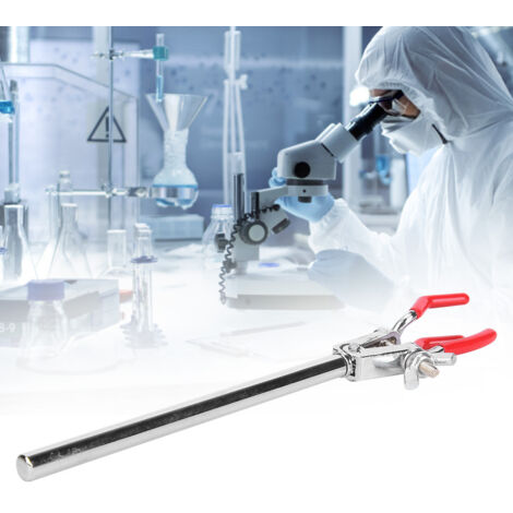 Pince de laboratoire à trois mâchoires en alliage de zinc pour flacons, accessoire d'expérimentation scientifique