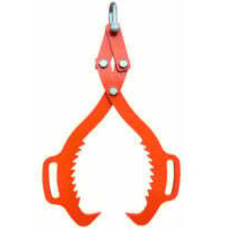 Pince de levage pour bois, crochet de préhension robuste, griffe pour bois, débardage, levage de bois, crochet antidérapant, 53 cm