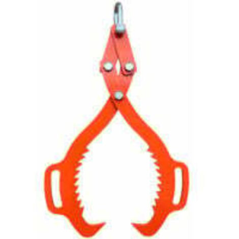 Pince de levage pour bois, crochet de préhension robuste, griffe pour bois, débardage, levage de bois, crochet antidérapant, 53 cm