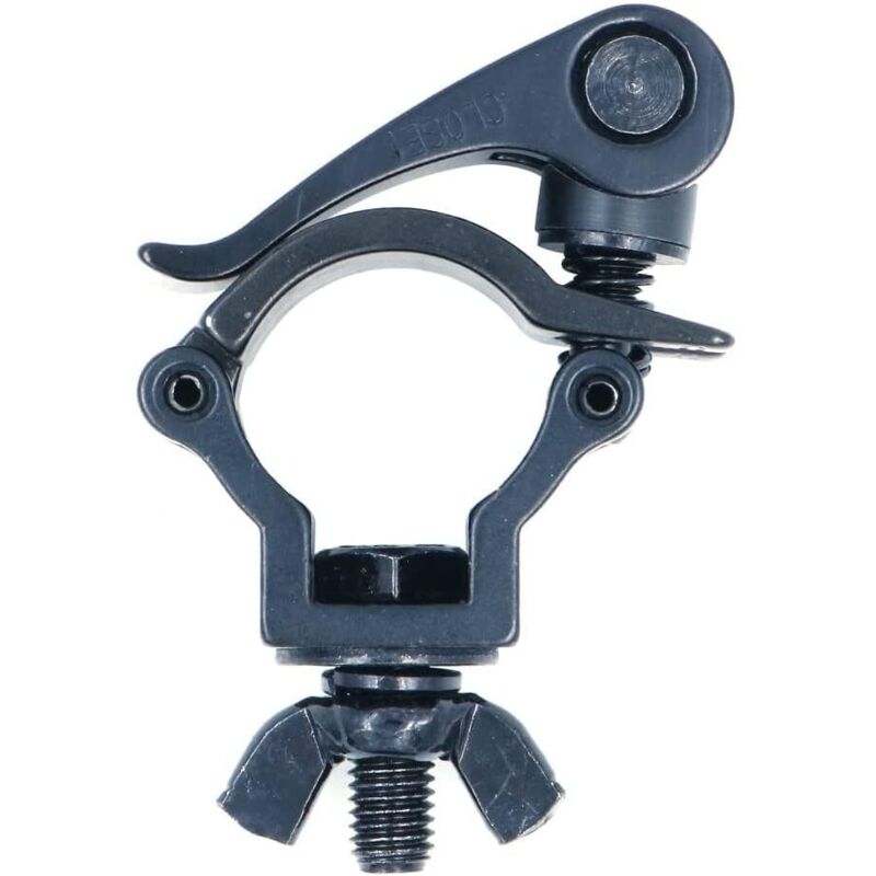 Pince de lumière de scène de Montage en Aluminium Noir pour la lumière Principale Mobile de lumière de scène s'adapte au Tuyau OD