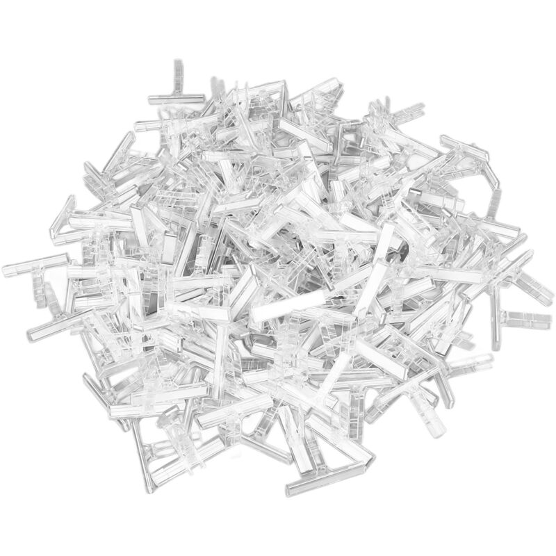 Pince de marquage de borne PA66 35 mm pour rail din Support de marquage de bande de borne transparente,DUBUNS