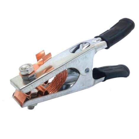 Pince de Masse de soudage, Pince de Terre de soudage galvanisée Pince de Tige de Terre 500A magnétique Bonne conductivité pour Soudeur pour Soudeur Manuel(US Type)