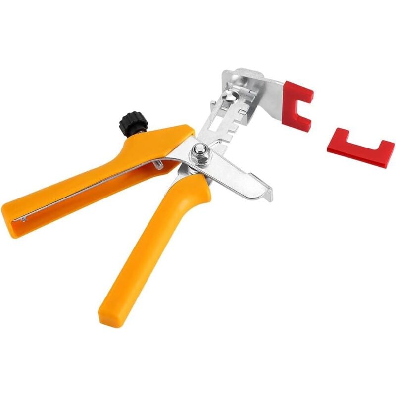 Image of Fliesennivellierzange, Bodenklemmen, Werkzeuge zur Installation von Keramikfliesen (gelb)
