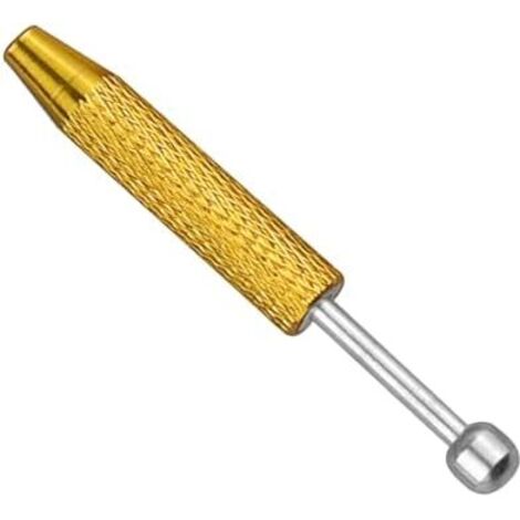 Pince de préhension composants électroniques, 4 extracteurs copeaux, ramasse-vis, stylo réparation électronique, outil à main professionnel pour bijoutier Jaune -