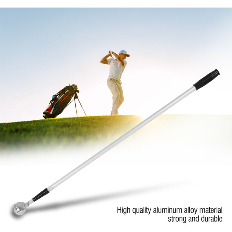 Pince de ramassage de balles de golf durable, pince de récupération de balles, accessoire de matériel de golfeur, 4 sections