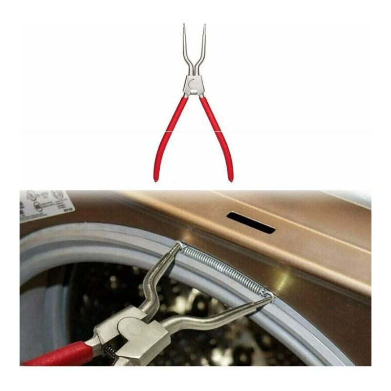 Shining House - Pince de retrait de ressort pour machine à laver lg et Samsung (rouge)