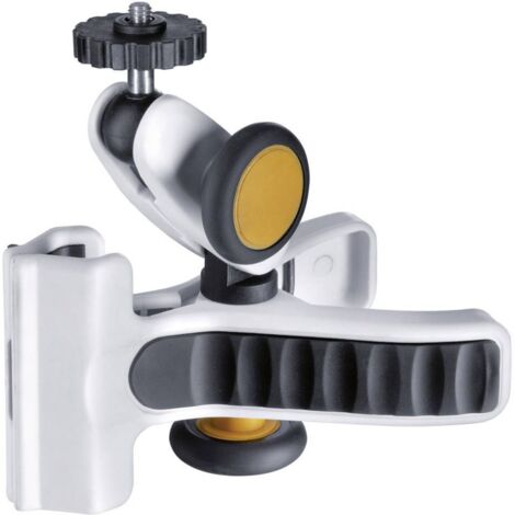 KEQAR Lot De 2 Supports Multifonctions Pour Flash - Pince Métallique Avec Adaptateur 1/4" Pour Trépied, Rail, écran LCD/DV