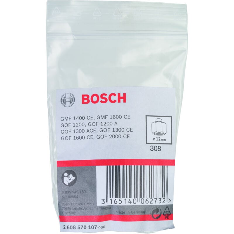 Bosch - GOF1200/1300/2000 Pince : 12 mm 2608570107