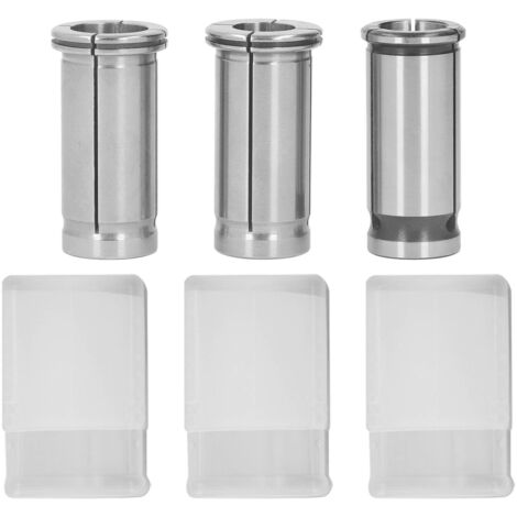 Pince de serrage C25 en acier à haute teneur en carbone, tige droite de 16mm 18mm 20mm pour le perçage et la gravure, 3 pièces
