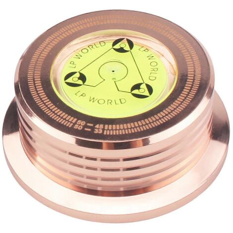 Pince de serrage en aluminium pour disques vinyles LP, stabilisateur de disque métallique