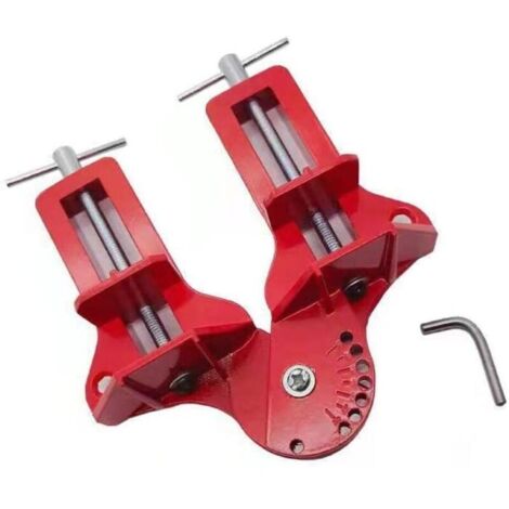 Pince de serrage multifonction pour cadre de 30 à 120 degrés pour travail du bois à angle droit, clip de fixation rapide facile à utiliser