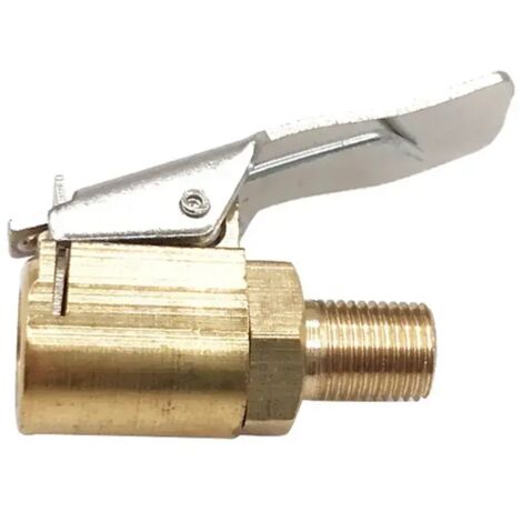 Pince de serrage robuste pour mandrin de pompe à air, modèle modifié, couleur or clair, pour gonfleur de pneus de camion, connecteur de valve, outil de réparation de pneus-AquaForge