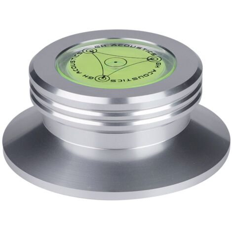 Pince de Stabilisation pour Disques Vinyle Noir - Stabilisateur Métallique pour Platines