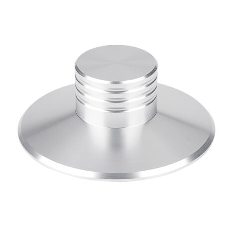 Pince de Stabilisation pour Disques Vinyle Noir - Stabilisateur Métallique pour Platines Tourne-disques