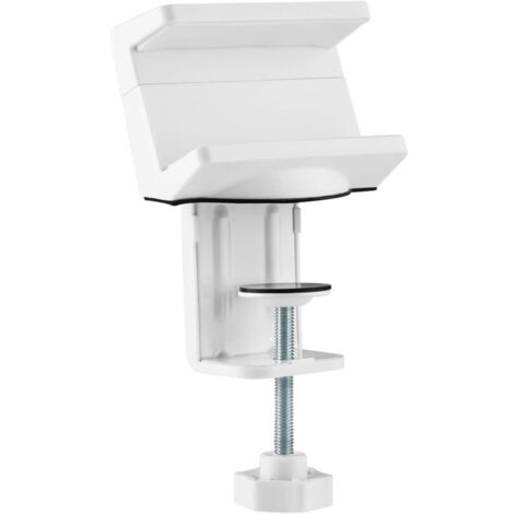 Pince de table pour multiprise - Support de table. pour multiprises ou hubs USB de 50 à 70 mm de large. support de bureau. coussinets de protection en silicone. support pour multiprise