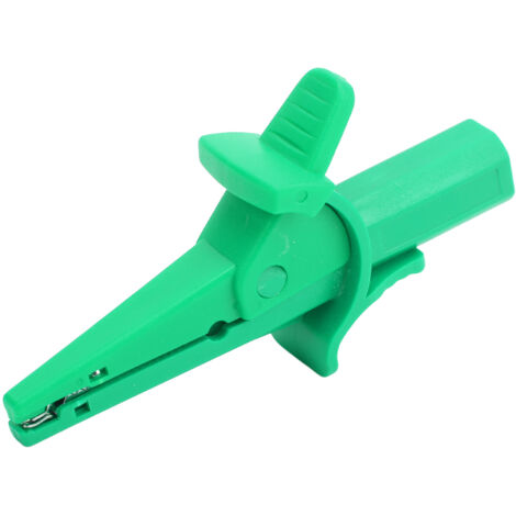 Pince de test isolée 20mm avec connecteur banane 4mm pour diagnostics auto et installations électriques