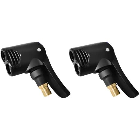 Pince de valve pour pneu de voiture 2 en 1, embout de pompe en laiton, raccord de gonflage, adaptateur de valve pour pompe gonflable, accessoires pour pneus-AquaForge