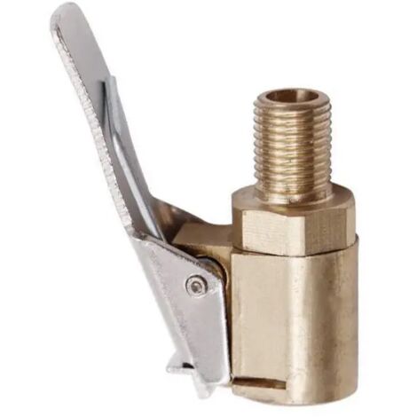 Pince de valve pour pneu de voiture 2 en 1, embout de pompe en laiton, raccord de gonflage, adaptateur de valve pour pompe gonflable, accessoires pour pneus-AquaForge