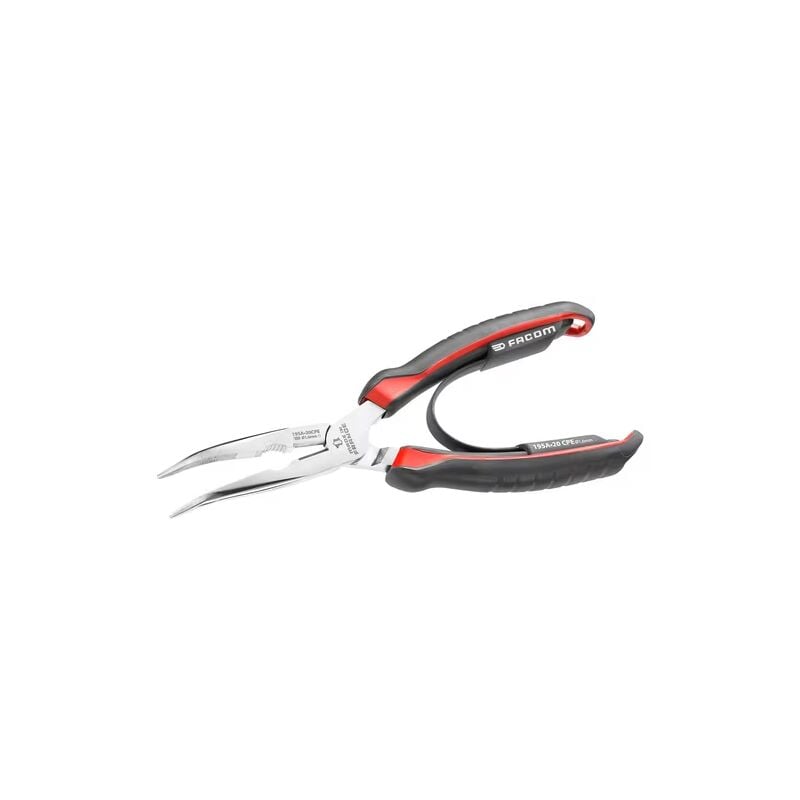 Facom - Pince à bec demi-rond long coudé 40° 195A.20CPE