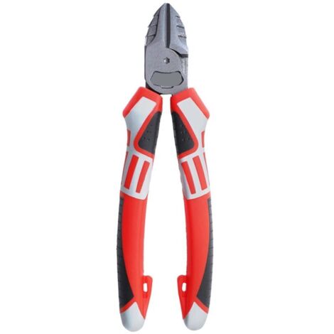 Pince diagonale de 7 pouces - Coupe-fil multifonctionnel de qualité industrielle Pince à bec pointu Pince diagonale Pince épaissie Tête en acier au chrome vanadium décentrée
