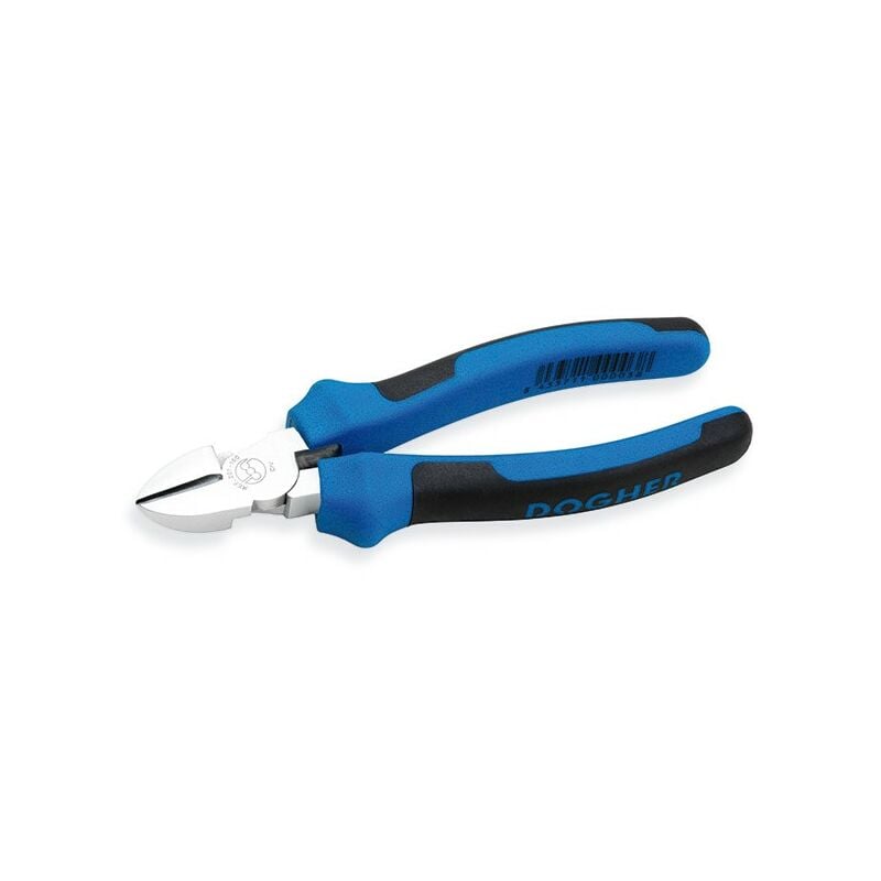 Dogher - Pince à coupe diagonale, CrV, haute puissance (180 mm) 201-180