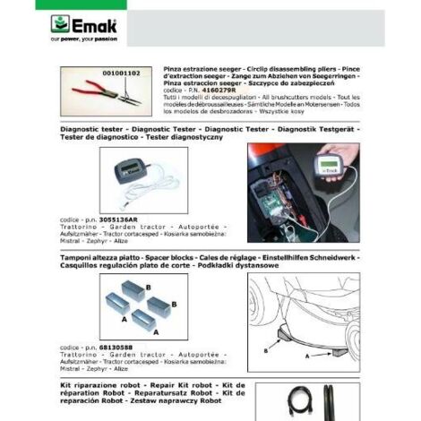 PINCE EMAK ORIGINALE 4160279R