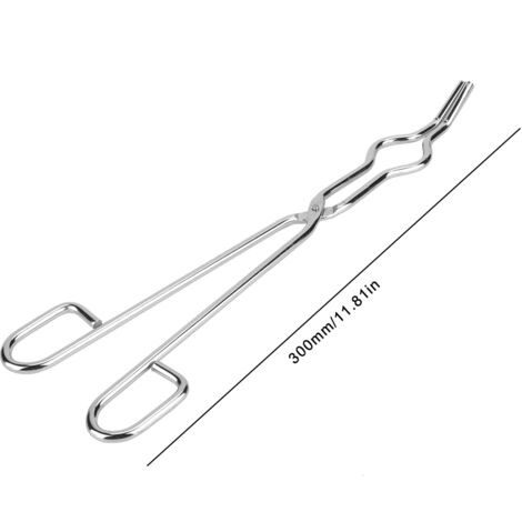 Pince en acier inoxydable 300mm pour laboratoire, creuset et bécher, rivet aéronautique