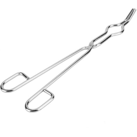 Pince en acier inoxydable pour creuset et bécher avec rivet aéronautique (300mm)