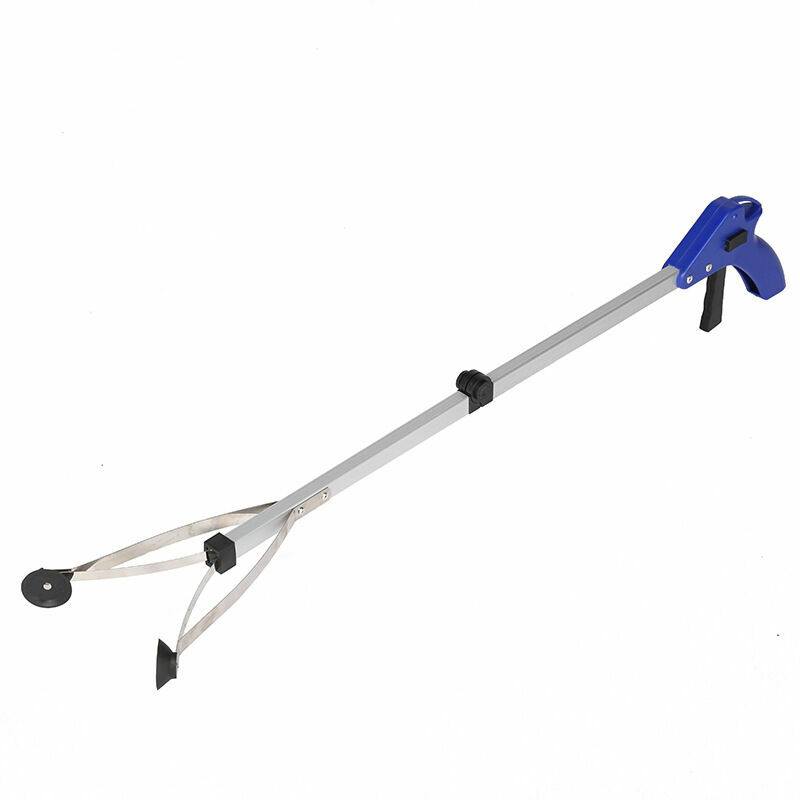 Pince en Aluminium, Bras pour Pince à ordures, poignée à déchets 80 cm, poignée pour Personnes âgées，Fontainebleau