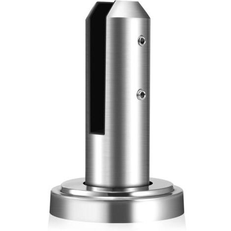 Pince En Verre, Escaliers Colonne de panneau de verre En Acier Inoxydable 304, Pince De Clôture En Verre Pour Garde-corps De Balustrade De Balcon De Piscine 8-12 mm(Stainless Steel (Cylinder)
