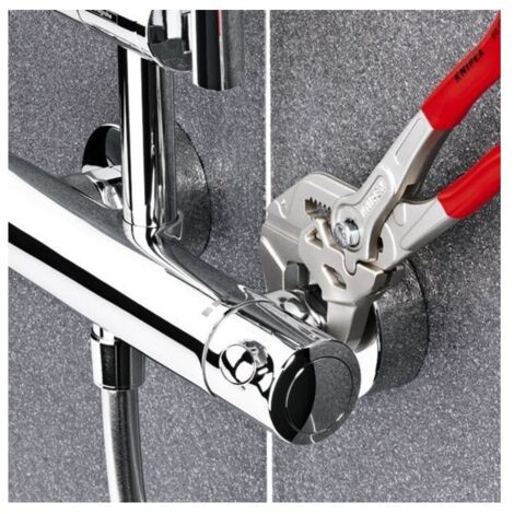 Pince Et Clé En Un Seul Outil Revêtu De Plastique Chrome 180 Mm 8603180 Knipex