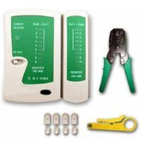 Pince et testeur de câble réseau RJ45, RJ11 et RJ12