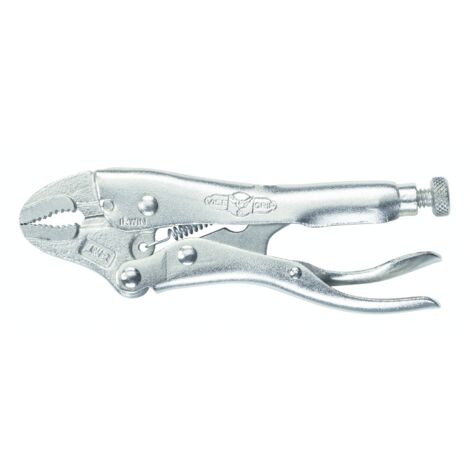 Pince-étau à embouts courbés, IRWIN, Long. : 100 mm, Capacité de serrage 25 mm