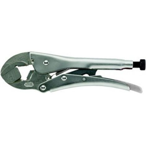 Pince-étau avec mors inférieurs mobiles, Long. : 250 mm, Capacité de serrage 45 mm