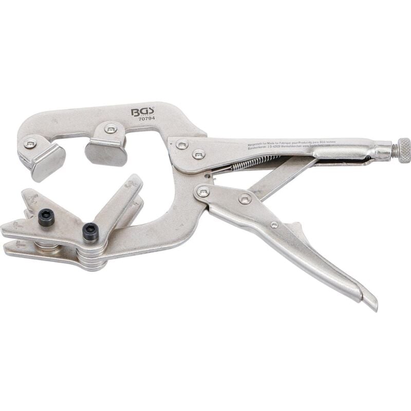 Bgs Technic - Pince etau pour soudure, serrage en v (250 mm)