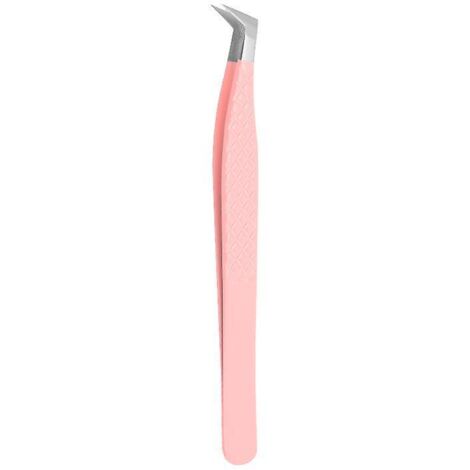 pince Extension Cils Courb Pince Piler Professionnelle Pince A Epiler Pour Extension De Cils Fiber Tip Volume Lash Rose