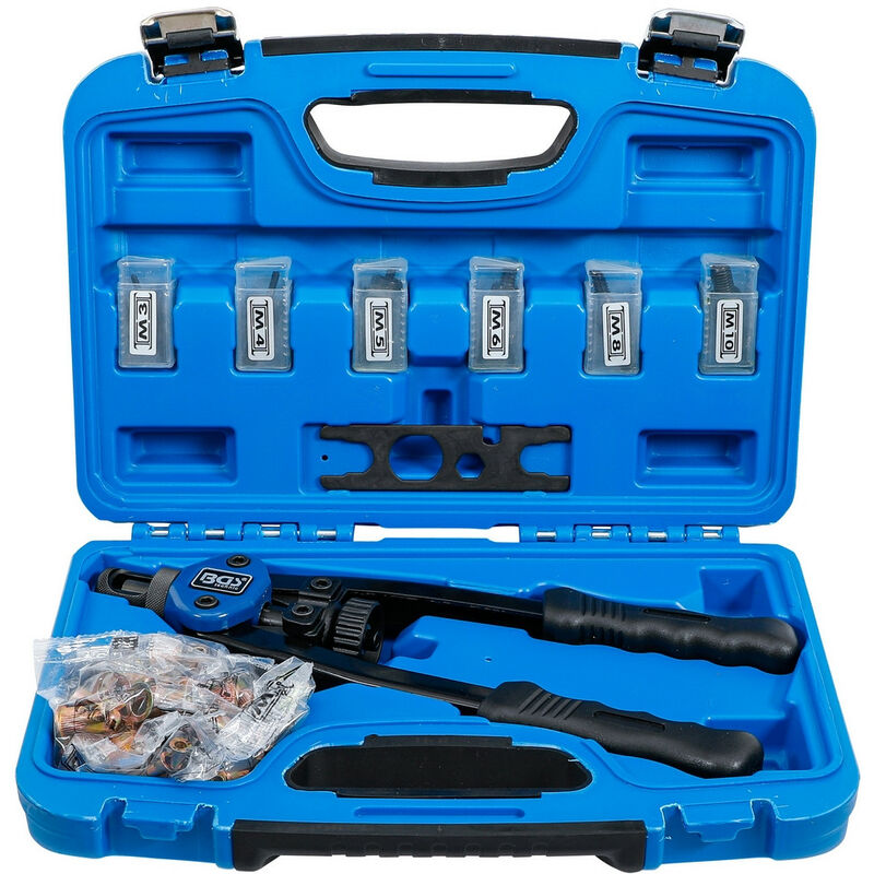 Bgs Technic - Pince grand modele pour la pose de rivets ecrous, inserts filetes - m3 a m10