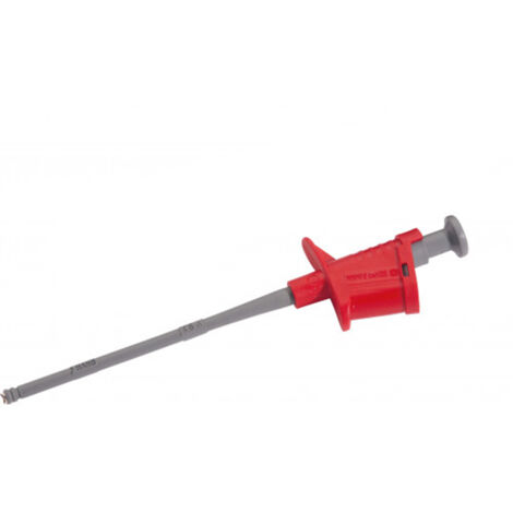 Pince grippe-fils SAM, 1A, sonde de 2mm, Rouge ( Prix pour 1 )
