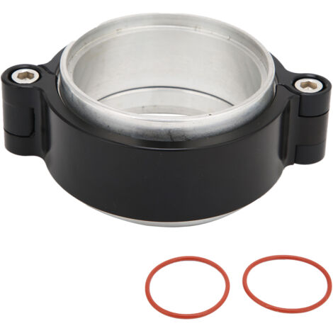 Pince HD en alliage d'aluminium noir 800PSI pour pipeline de refroidisseur intermédiaire Turbo automobile 2,5 pouces