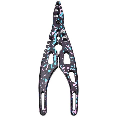 Pince multi-outils professionnelle en métal multicolore