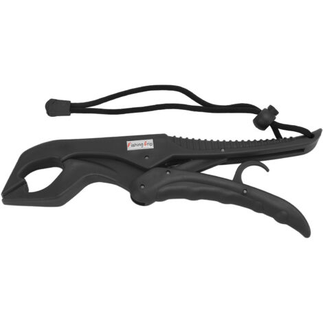 Pince multifonction de pêche avec coupe-fil et dégorgeoir - Cadeau parfait pour pêcheur - Noir