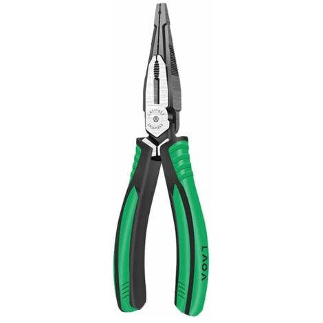 Pince Multifonction Électricien Long Nez CR-V Coupe-Fil Cisaille Câble